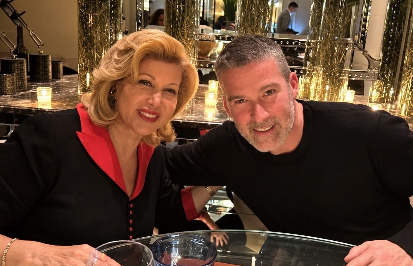 Loïc Folloroux et sa mère Dominique Ouattara, Première dame de Côte d’Ivoire