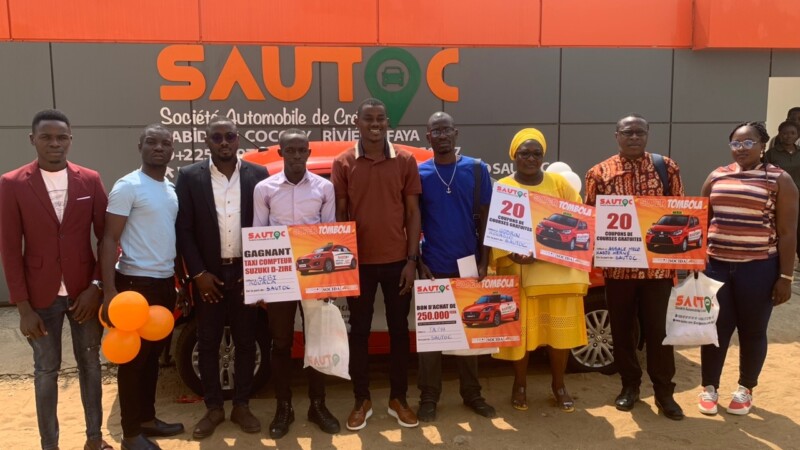 Côte d’Ivoire : Le vainqueur de la tombola SAUTOC a reçu son véhicule