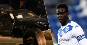 Italie : Mario Balotelli sort indemne d’un violent accident de voiture
