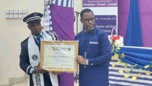 Fidèle Kiendrébéogo, meilleur policier de l'année 2023 au Burkina Faso