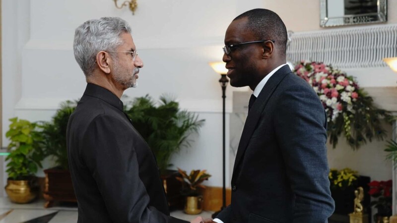 Shegun Bakari en visite de Travail en Inde