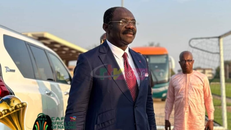 CAN 2023 : Le ministre camerounais des Sports assiste à l'entrainement des Lions Indomptables