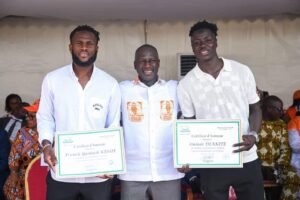 CAN 2023 : Franck Kessié et Oumar Diakité distingués par Adama Bictogo à Yopougon