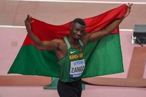 Hugues Fabrice Zango décroche sa 2e médaille de l'année