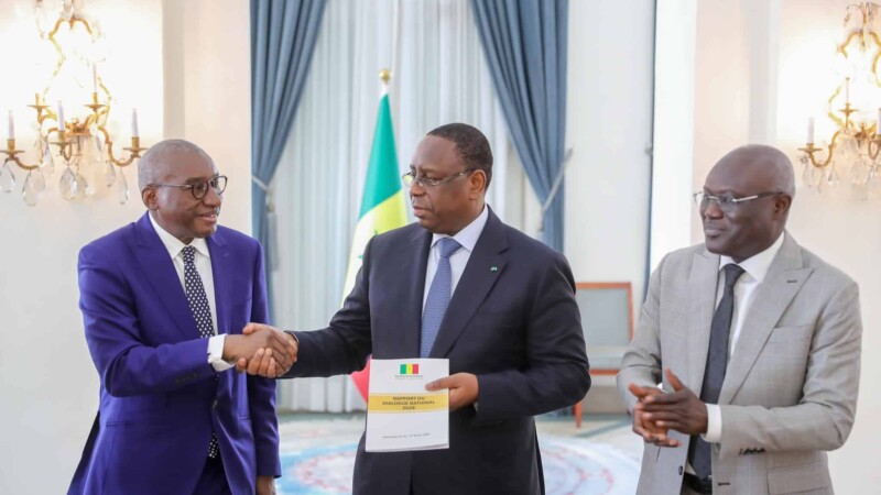 Macky Sall et le ministre de l'intérieur