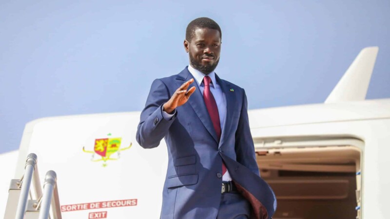 Bassirou Diomaye Faye en Mauritanie pour l'investiture du président Mohamed El Ghazouani