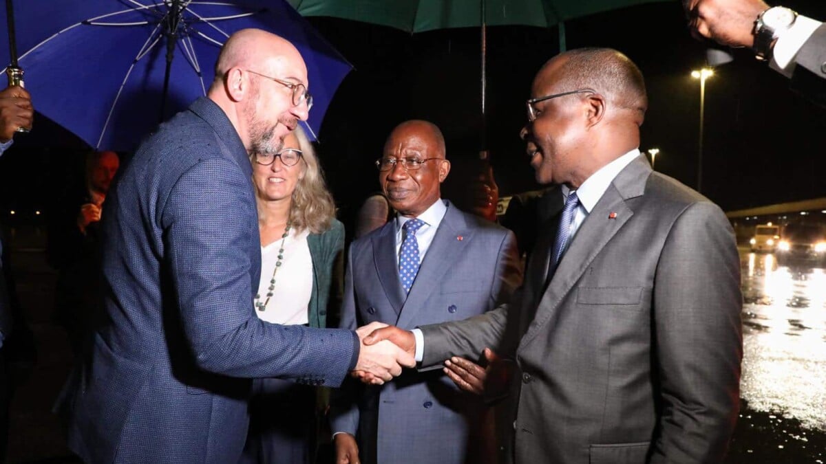 Coopération : Charles Michel, président du Conseil européen en visite de travail en Côte d'Ivoire