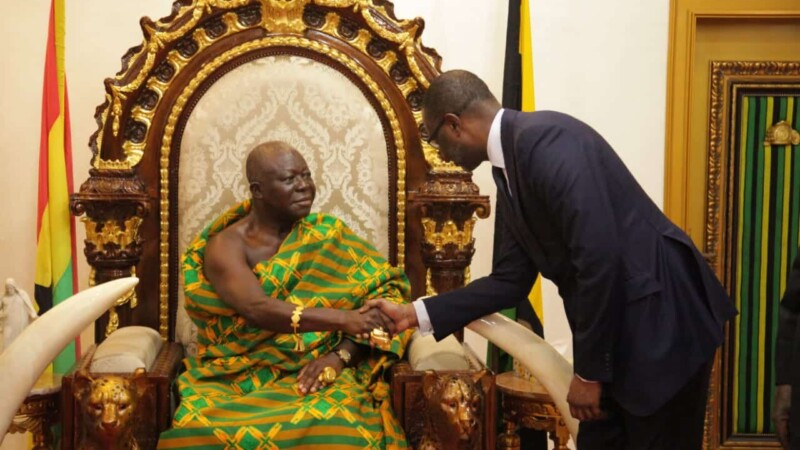 Ghana : Tidjane Thiam reçu par le roi Otumfuo Oséi Tutu II