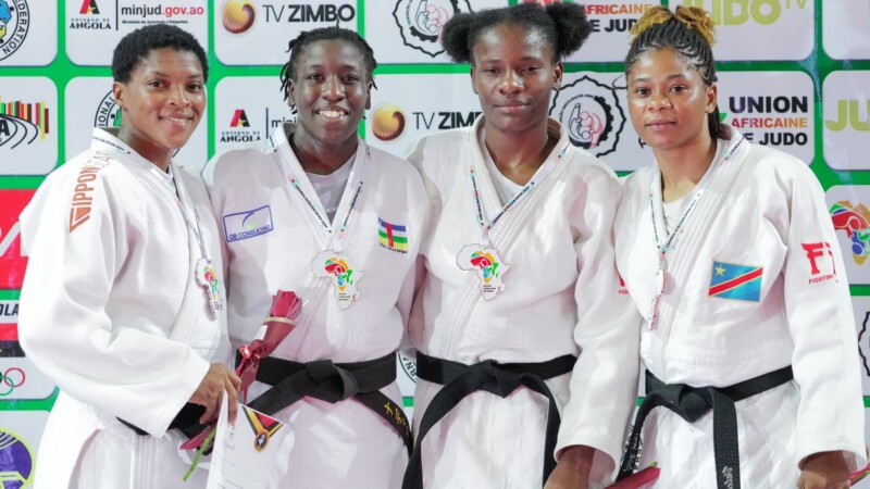 Open Africain de Judo en Angola : la Centrafrique repart avec une médaille remportée par Nadia Guimendego. 