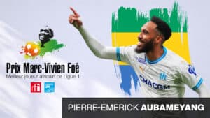 Pierre-Emerick Aubameyang remporte le prix Marc-Vivien Foé 2024