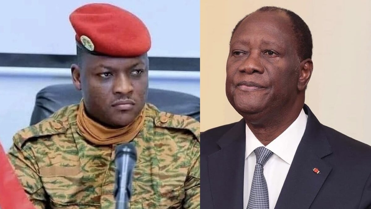 Ibrahim Traore et Alassane Ouattara