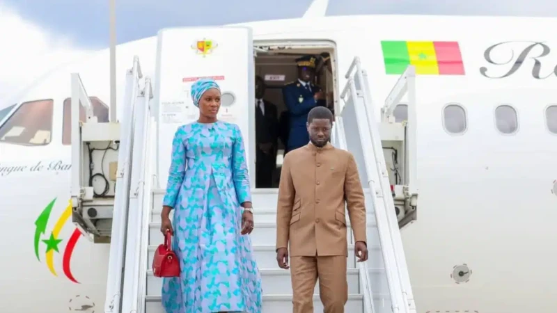 Bassirou Diomaye Faye est arrivé en France