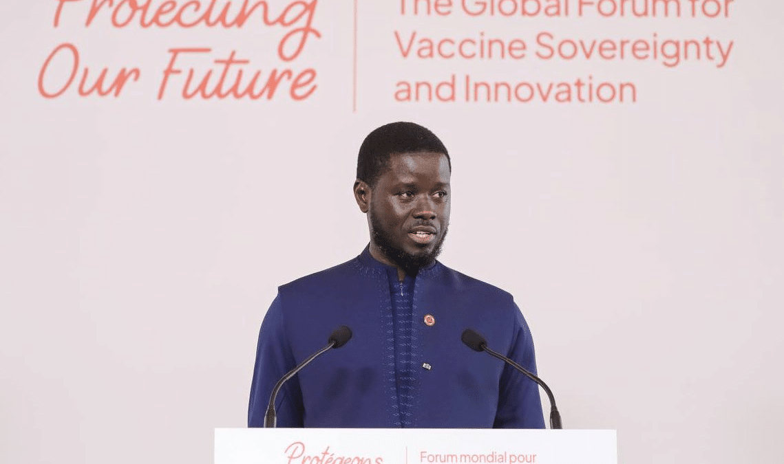 Forum mondial pour la souveraineté et l’innovation vaccinales : le discours de Bassirou Diomaye Faye