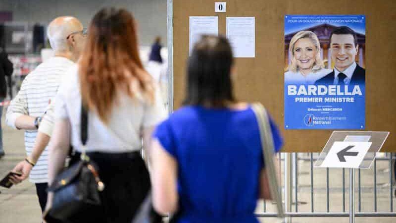 Législatives en France : le RN de Jordan Bardella en tête
