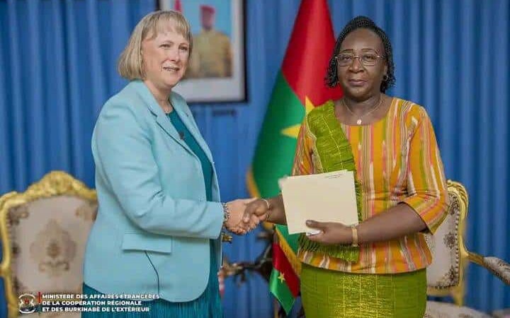 Burkina Faso : 7 nouveaux ambassadeurs présentent leurs lettre de créance