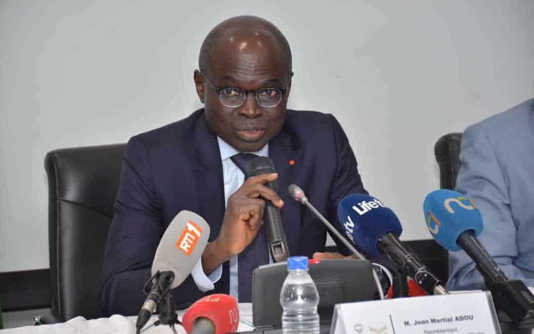 Côte d’Ivoire : Le directeur de cabinet du Ministère de la Communication, Jean Martial Adou désigné Directeur Général par intérim de la RTI