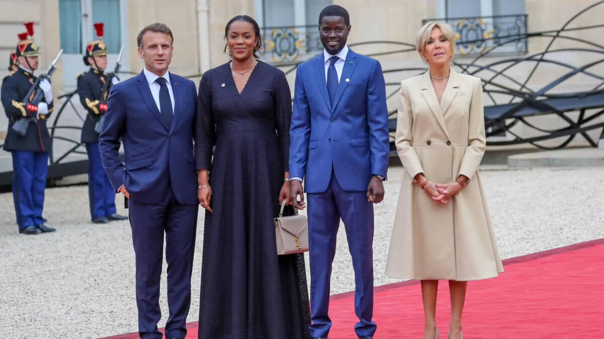 J0 2024: Emmanuel Macron accueille Bassirou Diomaye Faye et son épouse à l'Elysée