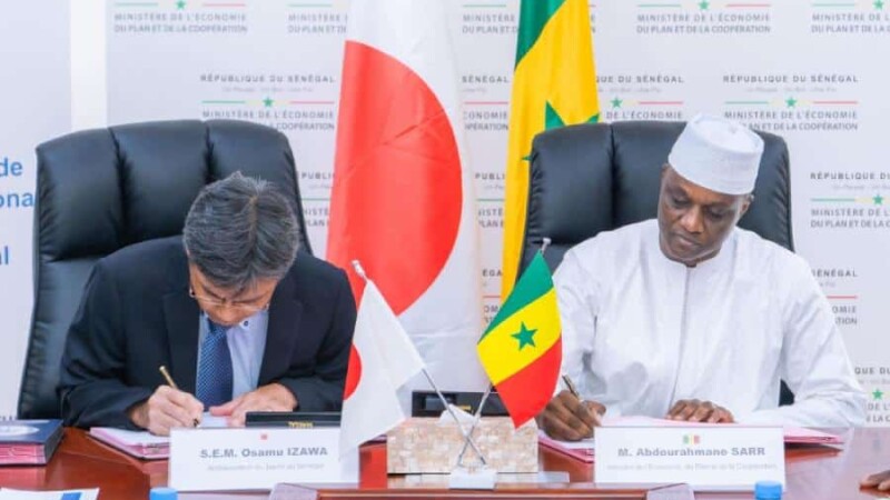 Le Sénégal reçoit 18,5 milliards FCFA du Japon