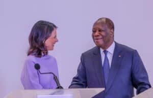 Alassane Ouattara et Annalena Baerbock : coup d'État en Côte d'Ivoire
