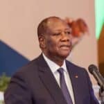 Alassane Ouattara, président de la Côte d'Ivoire