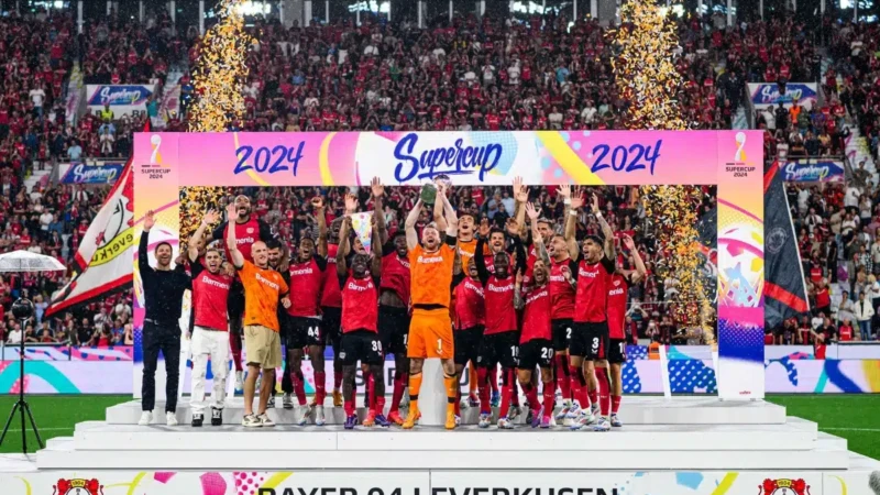 Odilon Kossounou remporte la Supercoupe d'Allemagne avec le Bayer Leverkusen