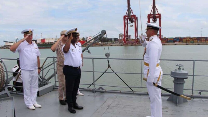 Bénin : un navire militaire russe à Cotonou