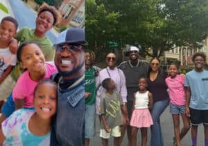 Peter Okoye et la famille de Paul Okoye à Atlanta aux USA