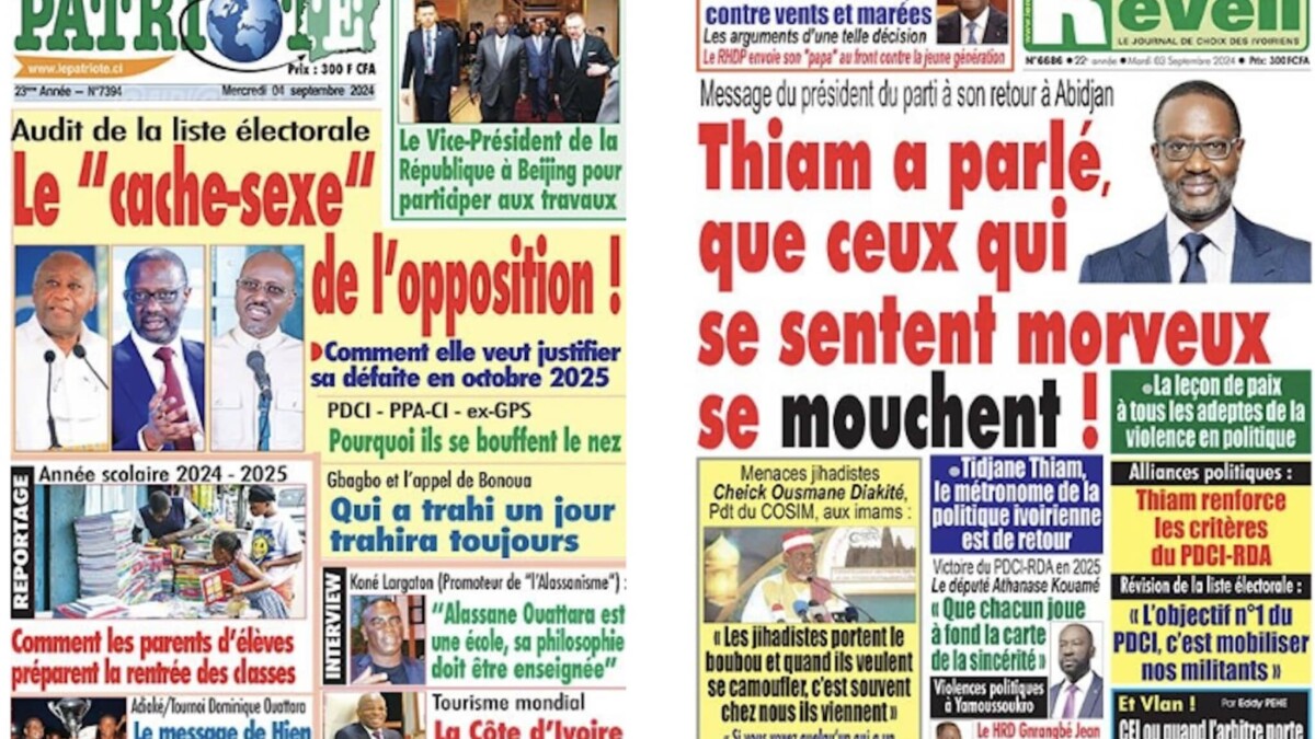 Titrologie du 4 septembre 2024