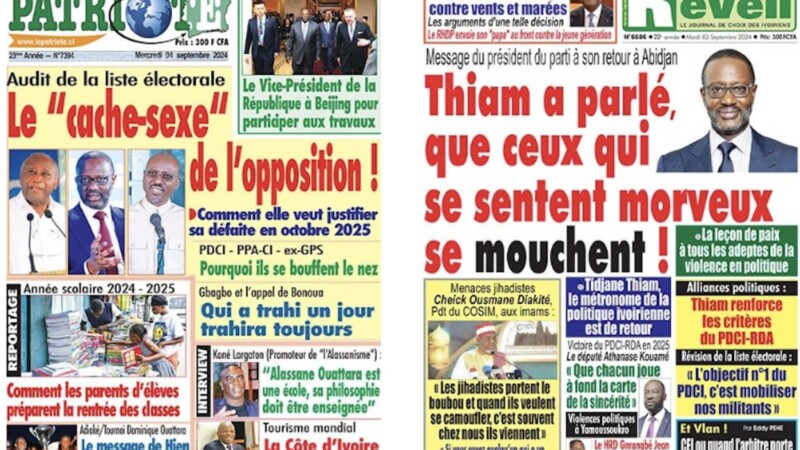 Titrologie du 4 septembre 2024