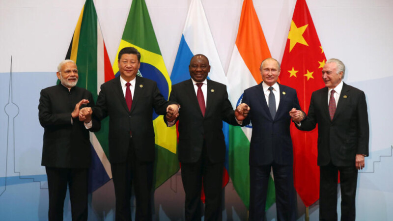 Les chefs d'Etat des BRICS