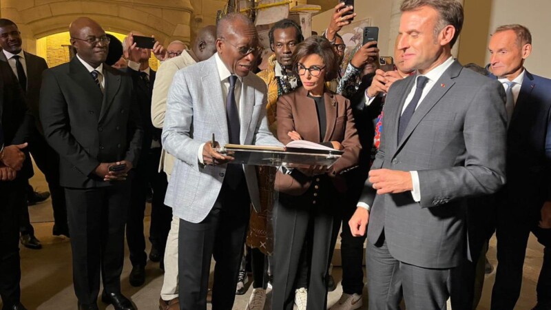 Diner de travail entre Patrice Talon et Emmanuel Macron