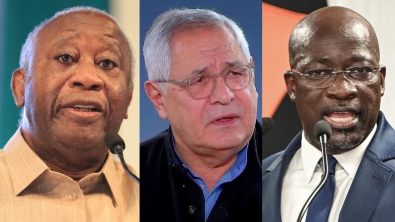 Le Pr Lauent Gbagbo, Robert Bourgi et Charles Blé Goudé