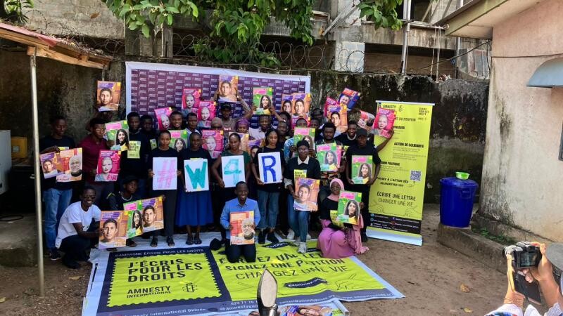 Amnesty International Guinée se mobilise contre les violations des droits humains