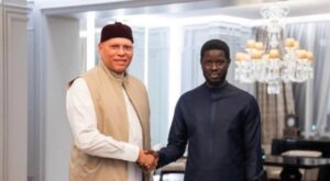 Bassirou Diomaye Faye et Karim Wade échangent à Doha