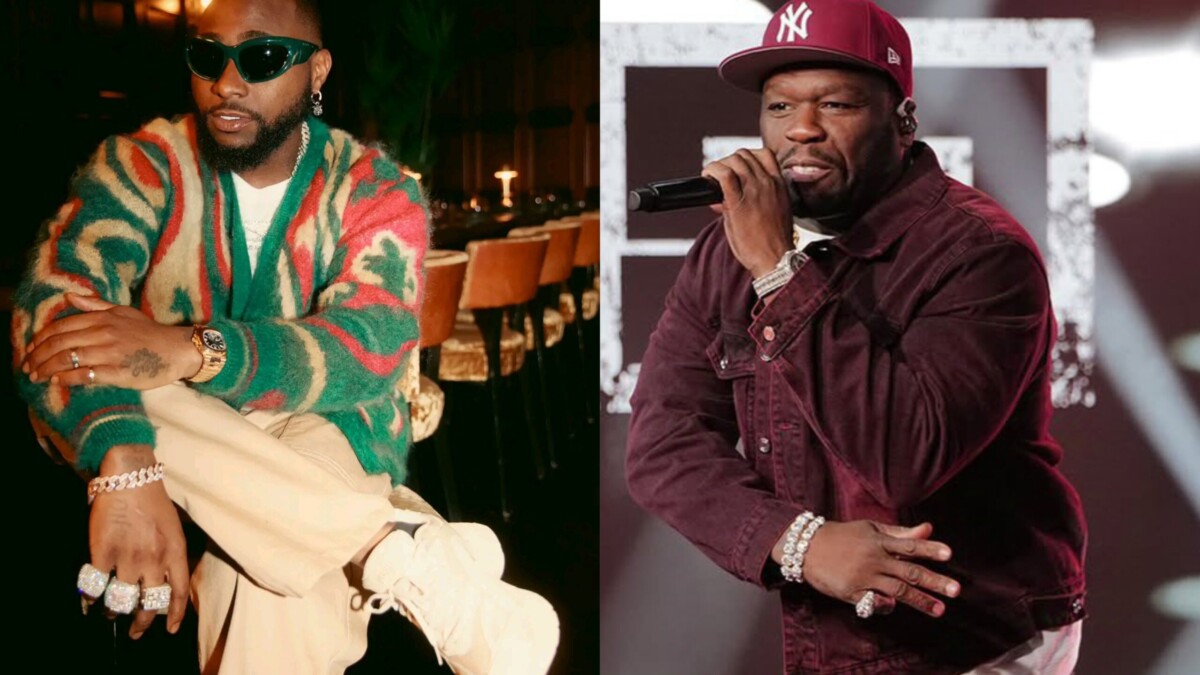 Davido et la star américaine du rap, 50 Cent