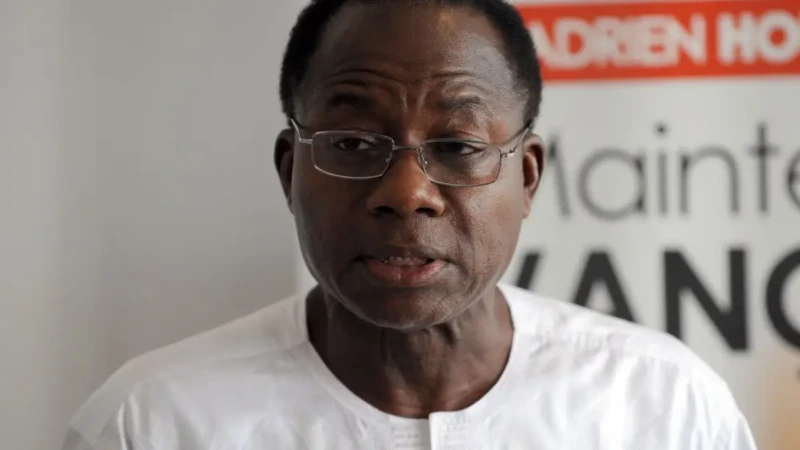 Bénin : Adrien Houngbédji demande la libération des prisonniers politiques