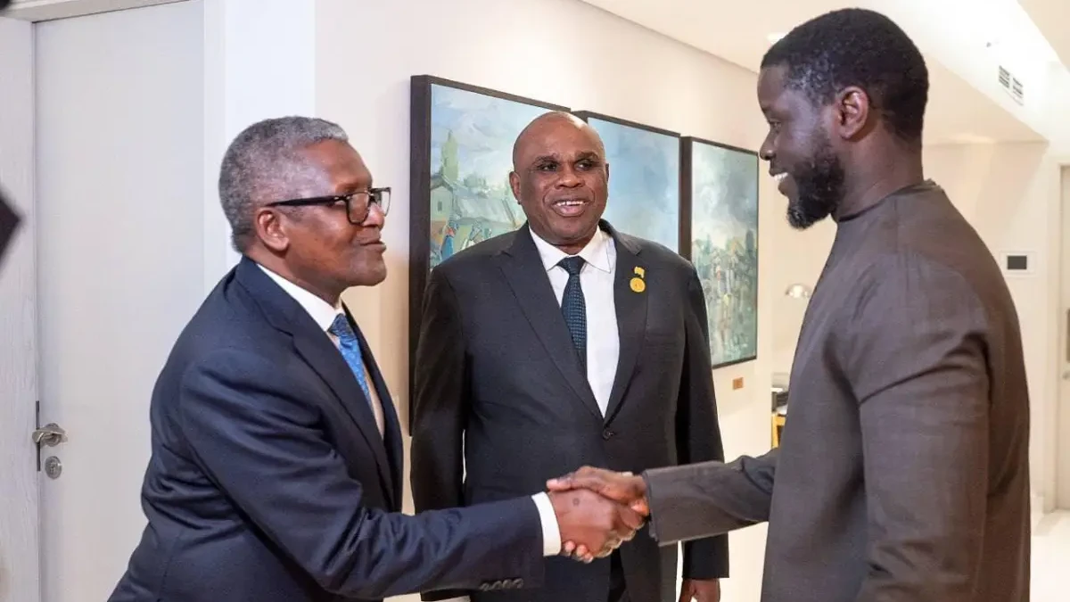 Sénégal : Bassirou Diomaye Faye reçoit Aliko Dangote et Okey Oramah