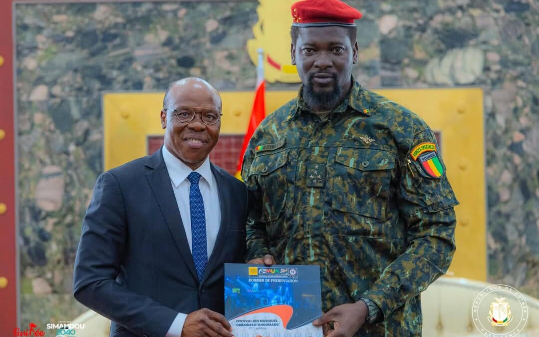 A'salfo et le Général Mamadi Doumbouya