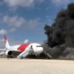 Floride avion en feu