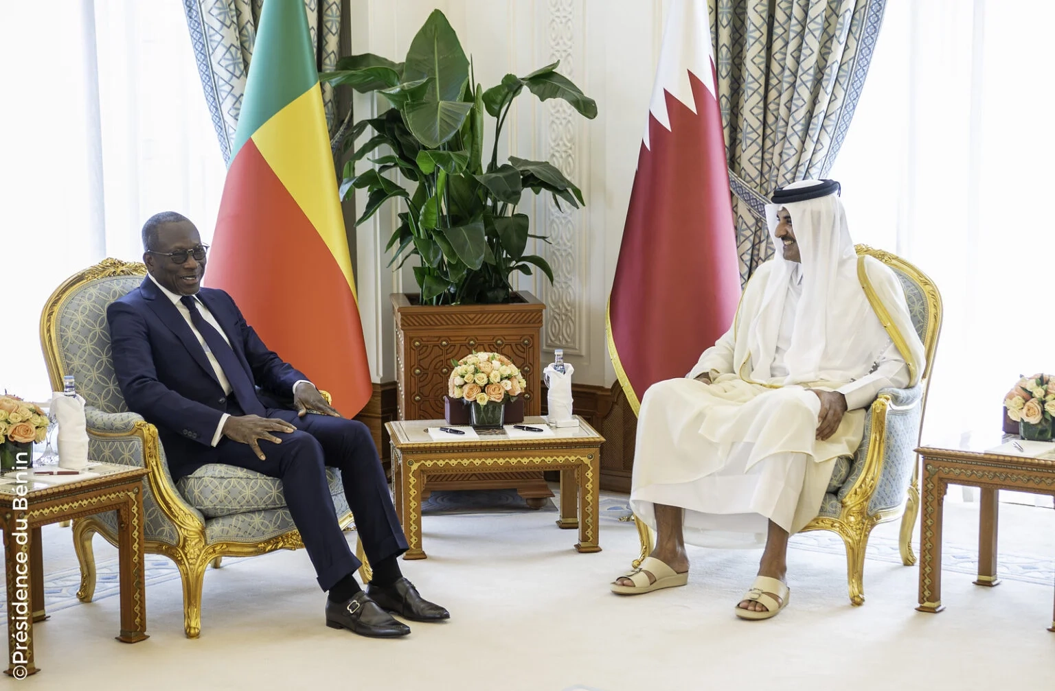 Bénin : Patrice Talon accueilli par l’Emir du Qatar