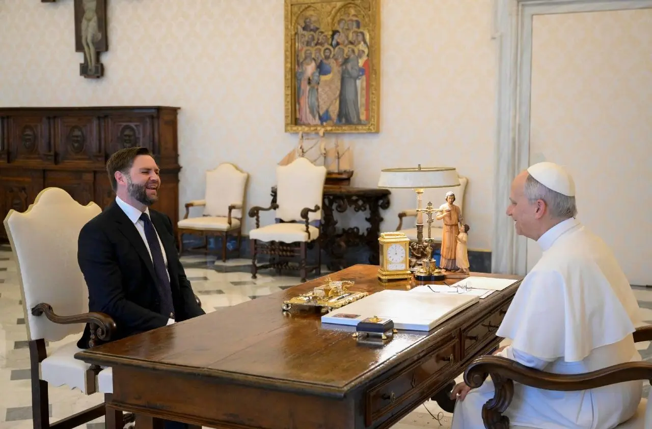 Vatican-États-Unis : le Pape Léon XIV en audience avec JD Vance