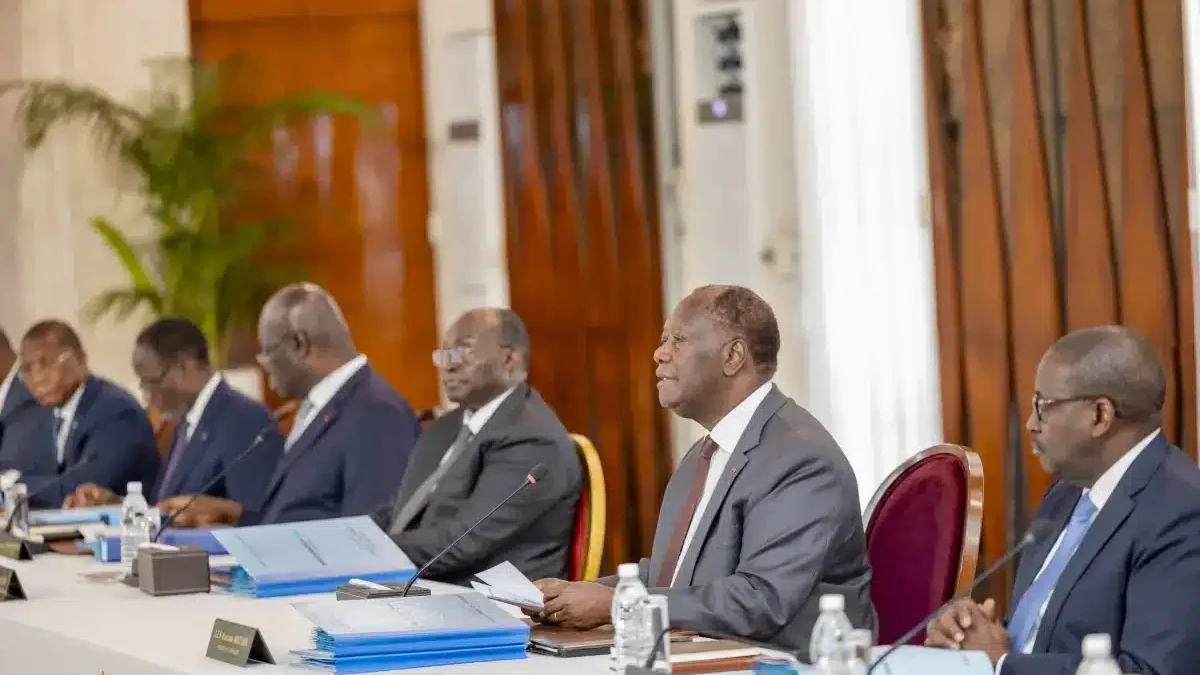 Photo de quelques membres du Gouvernement de Côte d'Ivoire