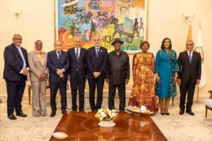 Élu président de la BAD, Sidi Ould Tah chez Alassane Ouattara