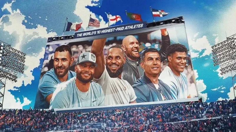 Sportifs les mieux payés au monde 2025 : un seul Africain dans le top 50