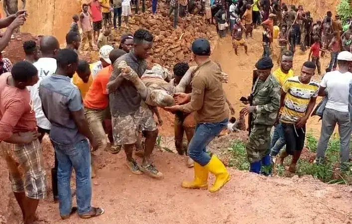 effondrement de mine - Zambie