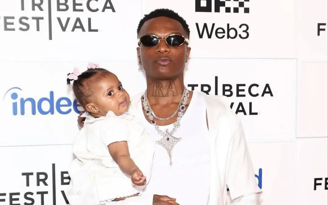 Wizkid et sa fille