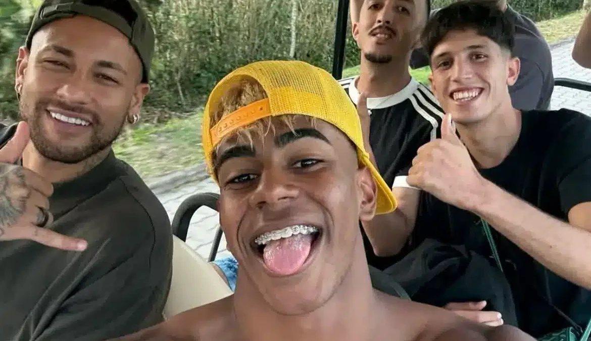 Lamine Yamal au Brésil avec Neymar