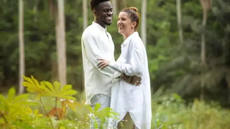 Charline Fret avec son époux Suspect 95