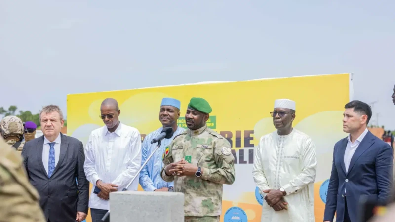 Lancement de SOROMA SA par le Président du Mali Assimi Goïta