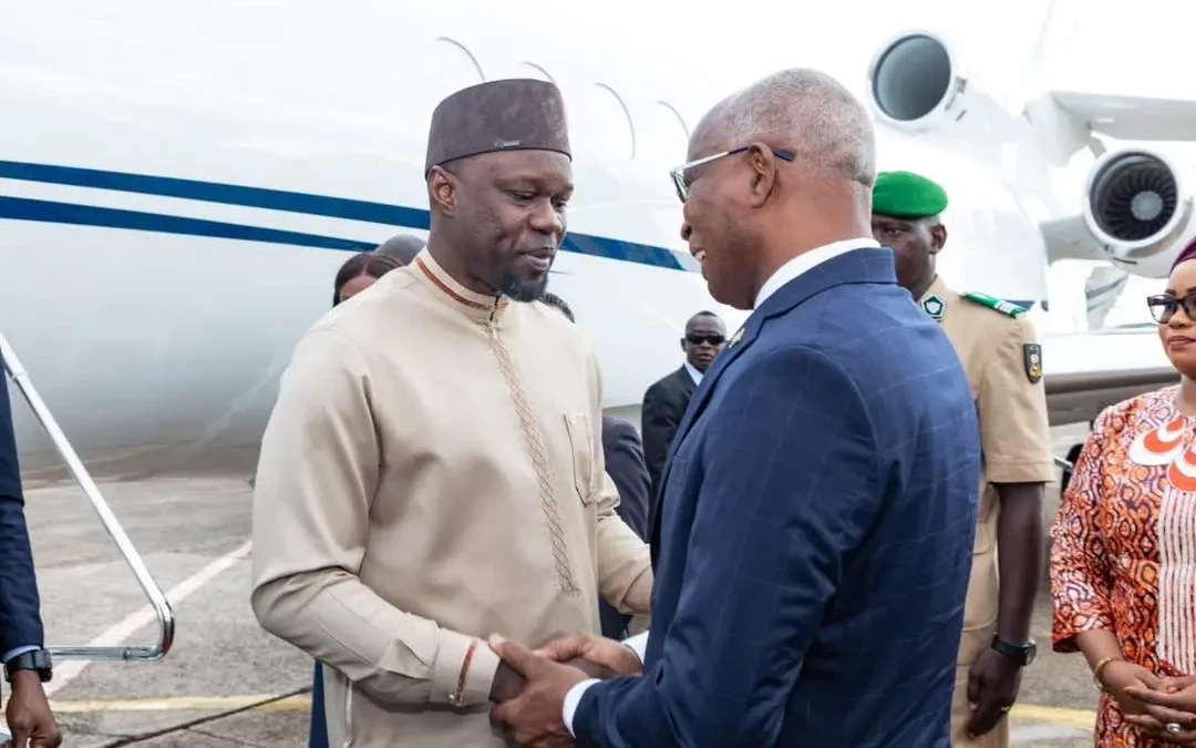 Ousmane Sonko en visite en Guinée